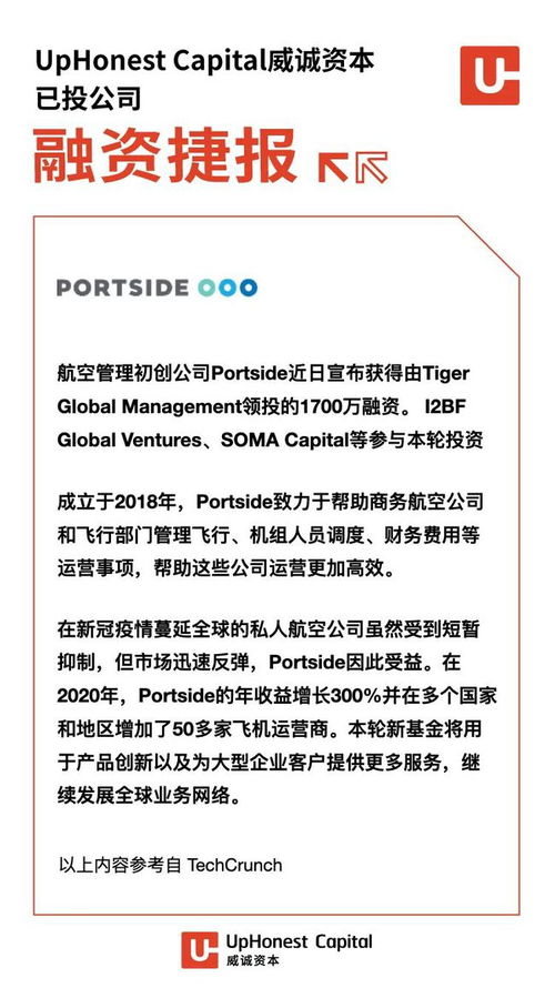 Portside航空軟件獲1700萬美元融資，推動航空信息系統集成服務新升級